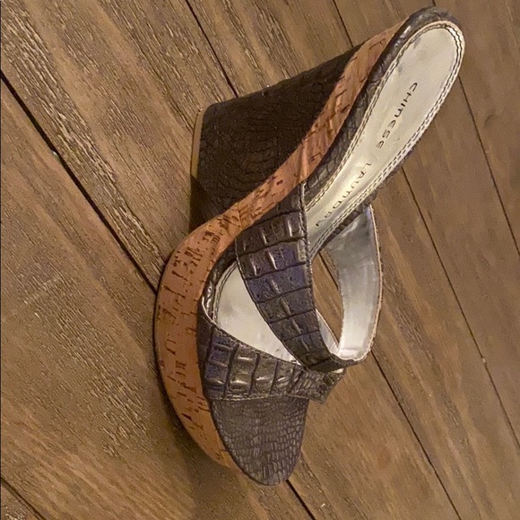 Chinese laundry Size 7.5 Wedge Sandal - Picture 3 of 9